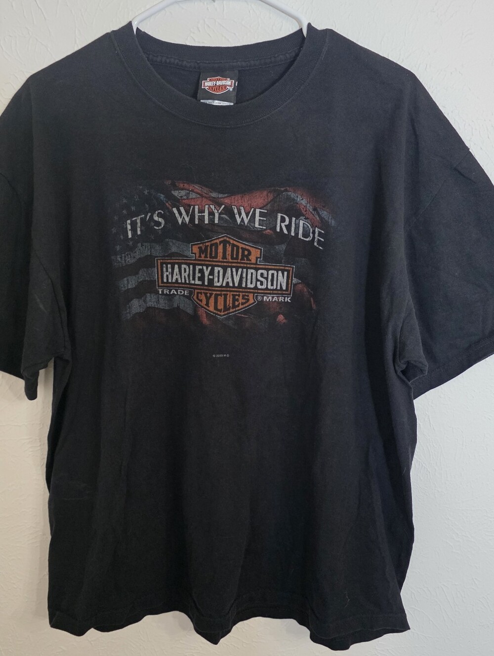 Vintage Y2K Harley Davidson Shanghai China Dragon T-Shirt Men's XL Made in USA